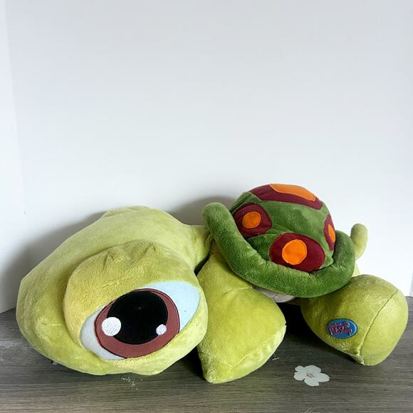 Littlest Pet Shop LPS Jumbo Plush Turtle Pillow Stuffed Toy 17" 2005 Hasbro RARE - Picture 1 of 7